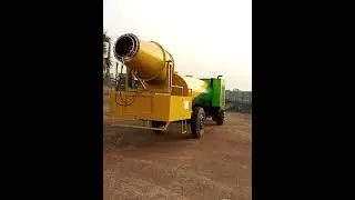 Tractor Mounted Mist Cannon at Shuddh Biotech #shorts #coalmines #stone #cement #plants #viral #like