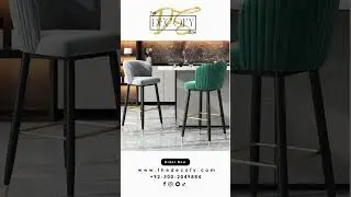 Glam Backrest Bar Stool Upholstered Counter Stool for Bristol Gray