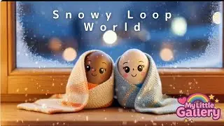 Cozy Eggpals | Snowy Loop World ❄️ A 4-Minute Cozy & Calm Animation