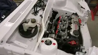 Vauxhall Nova 2.0 8v itb Build part 43: c20xe Forged internals fitted and engine in the bay.