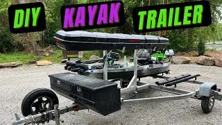 Уникальный самодельный прицеп для каяка