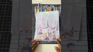 Индивидуальная бумага для блокнота для фанатов K-Pop Demon Hunters #ytshortsviral #stationery #kp...