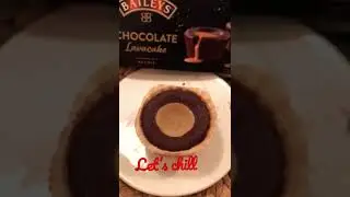 Starbucks en Baileys chocolate lavacake