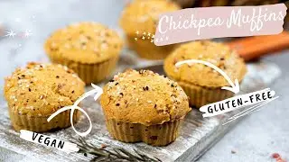 Gluten- Free Savory Muffins  | Vegan | Low-Carb | Healthy Easy Chickpea Muffins