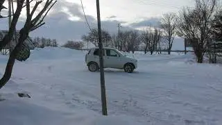 テリオスキッド 　雪道走行２