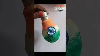 India flag 🇮🇳 on led light💡#independenceday #indianflag #art #ytviral