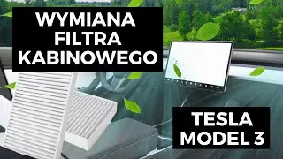 Wymiana filtra kabinowego w Tesli Model 3