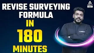 Surveying in Civil Engineering | Revise Surveying Formula in 180 minutes