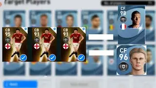 How to Trade players in Pes 2021  Mobile || Mbappe and Haaland🔥😱