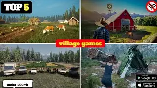 🤫TOP 5 SECRET VILLAGE AND FARMING GAMES UNDER 200MB🤩 2024 #newgames #mobilegame #gaming