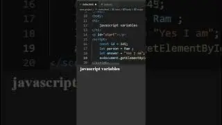 #2 How to use JavaScript variable  part 2 in Html and CSS and JavaScript 