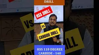 HSS DRILL VS CARBIDE DRILL #cnctooling  #cnccuttingmachine #cnccuttingmachine