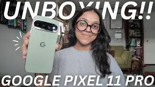 IT'S HERE 🫒 unboxing the google pixel 11 pro!