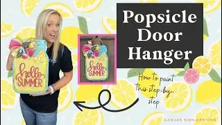 Lemonade Mason Jar Door Hanger