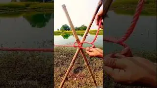 World Most Popular ,easy and Reliable Tricky hack #knot #tips101 #diy #shortsfeed #youtubeshort