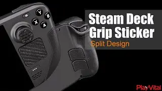 Steam Deck Split Grip Stickers - PlayVital