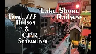 Lionel 773 Hudson and CPR 2373 Diesel Streamliner Visit the T-Rail Lake Shore Railway.