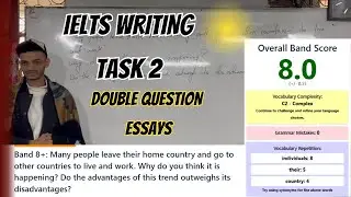 How To Write Double Question Essays || IELTS Writing Task 2