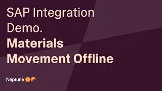 SAP Intergration Demo: Materials Movement Offline