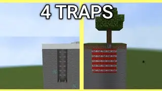4 EASY TRAPS TO TRAP YOUR MINECRAFT FRIEND 