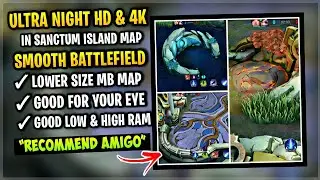 Latest Ultra HD & 4k Map Sanctum Island Night Mode | Smooth-Medium & High [ Patch Light Chaser ]