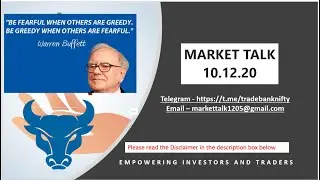 NIFTY | BANK NIFTY VIEW | 10.12.20 | KEY DATA POINTS | FORMULA FOR GO LONG AND SL FOR OPTION BUYING