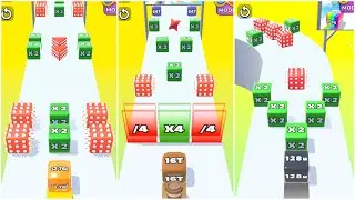 Jelly Run 2048 ASMR Gameplay | 2 to 8192v Satisfying Merge Run | Part-06