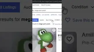 mega yarn yoshi  #nintendo  #yoshi #shorts