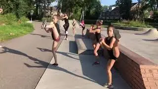 Outdoor training ritmische gymnastiek, Summer camp 2020