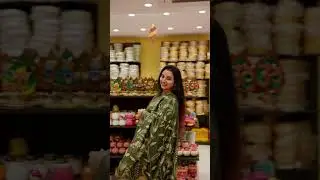 Green Semi Tussar printed Readymade 3pc Salwar