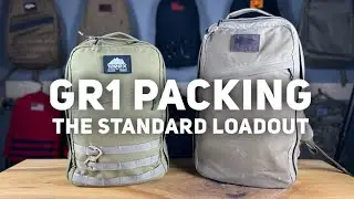 Packing for the Weekend in a GORUCK GR1, GR2, GR3: The Standard Loadout