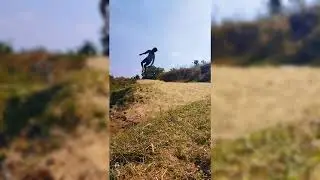 High jump gainner backflip video on river side (Gainner, Backflip, Sideflip🔥🔥) - @parkourseven