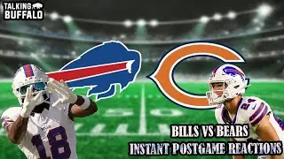 Bills vs Bears Immediate Postgame Reactions (Live)