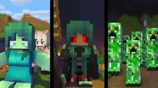 Best of Zombie San - Minecraft Shorts Animation Part1 @zombiesanXD #minecraft #animation