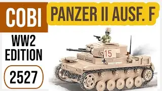 COBI 2527 SD.KFZ. 121 Panzer II Ausf. F WW2 Collection Speed Build LEGO Competitor