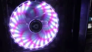 RGB led strip fan Test #2: Color Splitting
