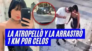 Fue atropellada por su ex y arrastrada durante 1 KM: est&aacute; en coma y le amputaron las piernas