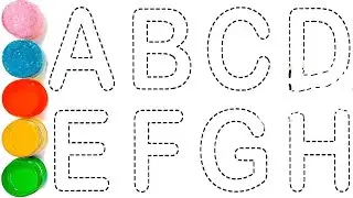 How To Draw Cute Alphabet ABCD Drawing | Easy Alphabet Drawing For Kids | Cute Alphabet Drawing