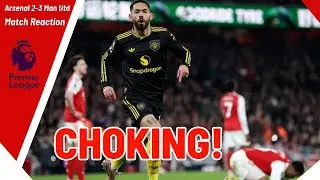 Arsenal 2-3 Man UTD | Match Reaction | More points dropped | Another poor performance!