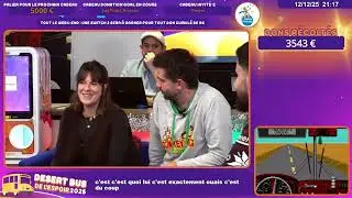 Desert Bus de l'Espoir 2025 - Partie 2 - WTF'UX, Donald Reignoux, Gr&eacute;gory Lerigab et Thomas Trichet