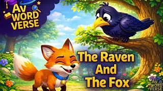 The Raven and The Fox | #MoralStory for Kids | #AIAnimatedStory | Class 6 #NCERT | #AVWordVerse