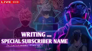 Writing subscribe name on board.🖊️📋 Review Team is live! #onlinegaming #livestream #live #subscribe 