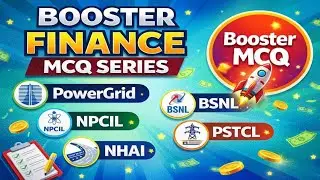 Psu Finance Booster Mcq Series/ For all psu & Govt Exams/cma,ca,bcom,mcom,mba/#psu #powergrid,#npcil