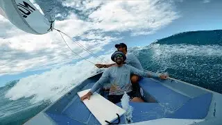 Dinghy Capsize in Surf