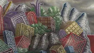 Alberto Savinio, La cit&egrave; des promesses, olio su tela, 1928.