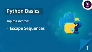 Python Tutorial for Beginners in Hindi | Escape Sequences in Python