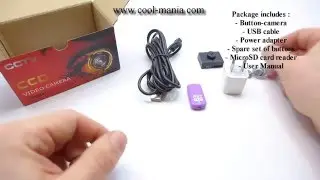 Button ultra micro camera with FULL HD (www.cool-mania.com)