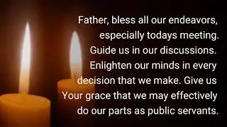 Prayer Before A Meeting With Voiceover