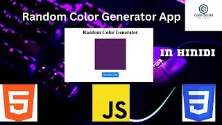 How to Create a Random Color Generator using HTML, CSS, and JavaScript | Projects for Beginners!