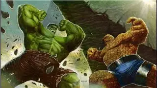 The Hulk Vs The Thing / EPIC DEATH BATTLE!!!